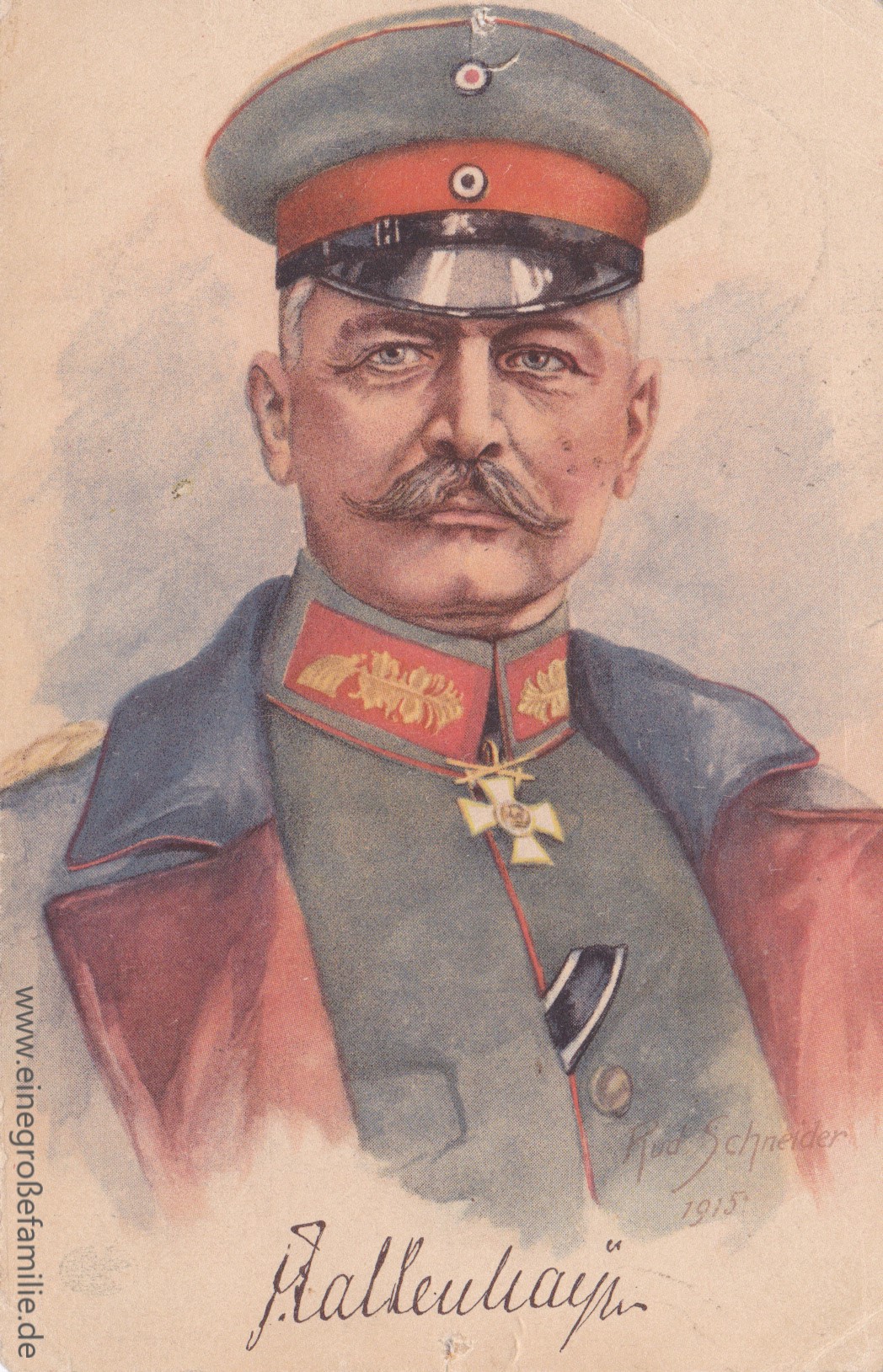 General Erich von Falkenhayn