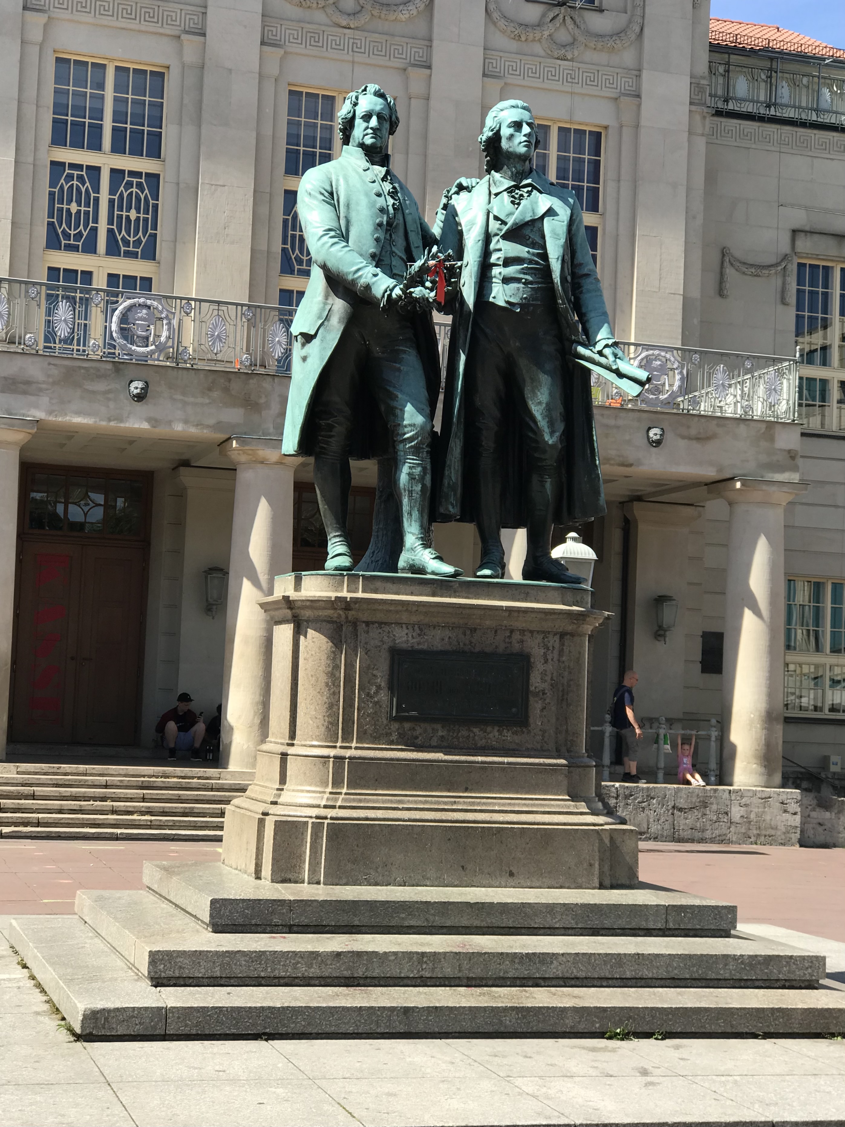 Goethe-Schiller-Denkmal in Weimar