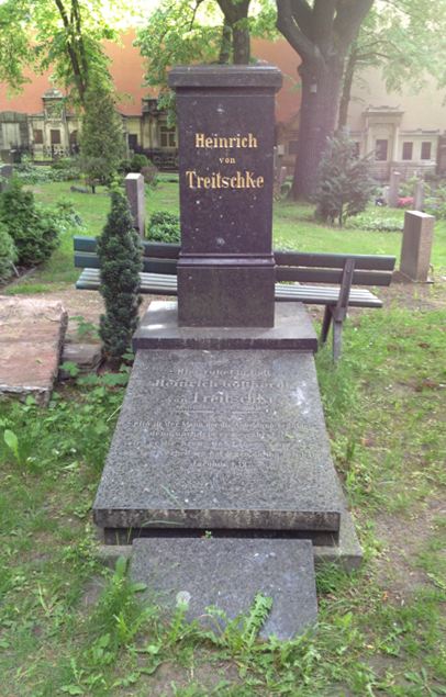 Grabstein Heinrich von Treitschke, Alter St. Matthäus Kirchhof, Berlin-Schöneberg