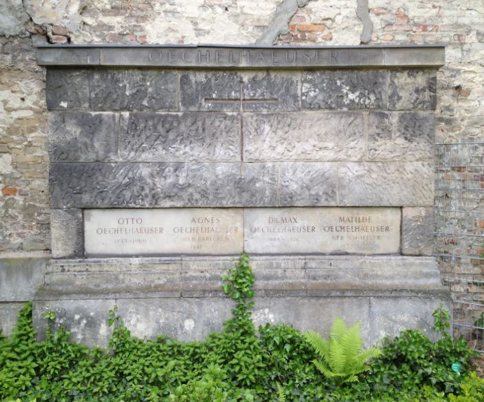 Grabstein Matilde Oechelhaeuser, geb. Schoeller, Alter St. Matthäus Kirchhof, Berlin-Schöneberg