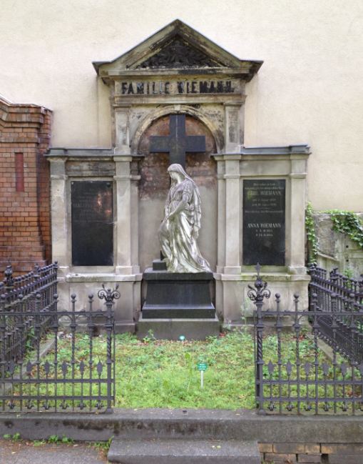 Grabstein Carl Curt Wiemann, Alter St. Matthäus Kirchhof, Berlin-Schöneberg
