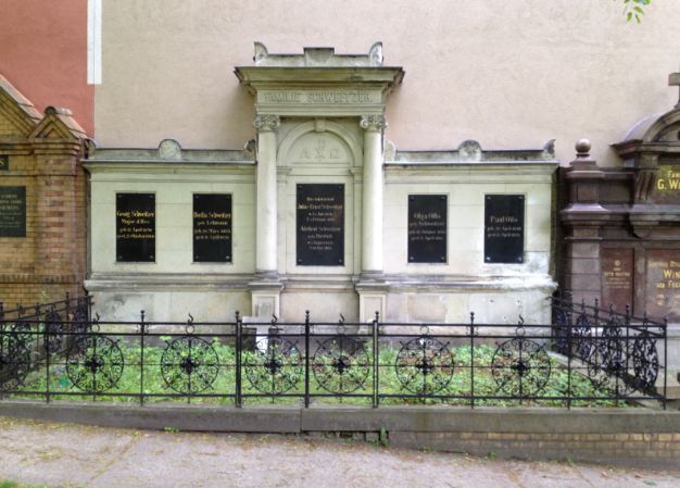 Grabstein Georg Schweitzer, Alter St. Matthäus Kirchhof, Berlin-Schöneberg
