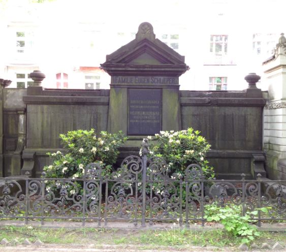 Grabstein Eugen Schlieper, Alter St. Matthäus Kirchhof, Berlin-Schöneberg