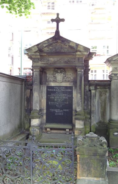 Grabstein Margarete von Roehl, geb. Lessing, Alter St. Matthäus Kirchhof, Berlin-Schöneberg