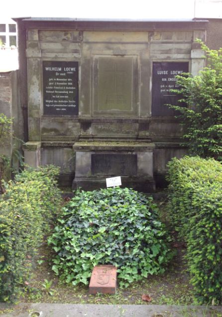 Grabstein Wilhelm Loewe, Alter St. Matthäus Kirchhof, Berlin-Schöneberg