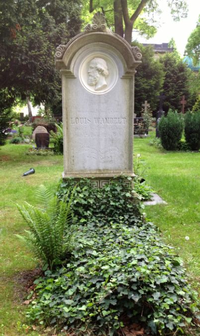 Grabstein Louis Wandelt, Alter St. Matthäus Kirchhof, Berlin-Schöneberg