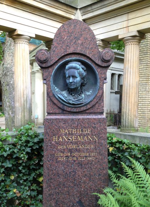 Mathilde Hansemann, geb. Vorländer, Alter St. Matthäus Kirchhof, Berlin-Schöneberg