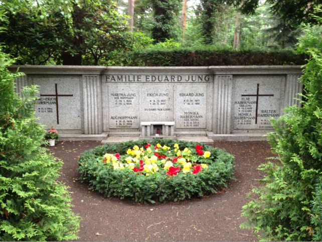 Grabstein Monika Habermann, Waldfriedhof Dahlem, Berlin