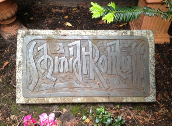 Grabstein Karl Schmidt-Rottluff, Waldfriedhof Dahlem, Berlin