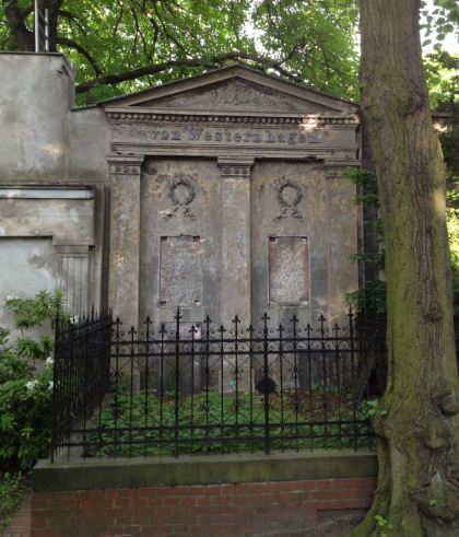 Grabstein Tony von Westernhagen, geb. Behrends, Alter St. Matthäus Kirchhof, Berlin-Schöneberg