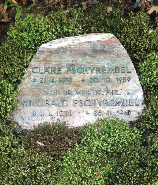 Grabstein Prof. Dr. Willibald Pschyrembel, Friedhof Heerstraße, Berlin-Charlottenburg