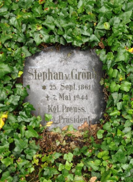 Grabstein Stephan von Gröning, Friedhof Bornstedt, Brandenburg