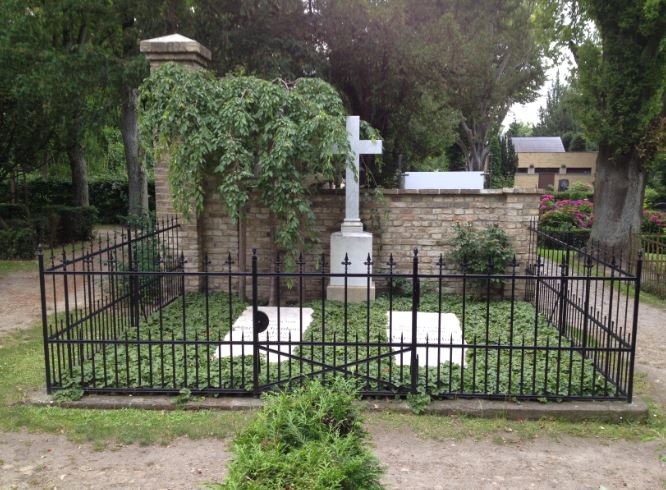 Grabstein Hans von Gottberg, Friedhof Bornstedt, Brandenburg