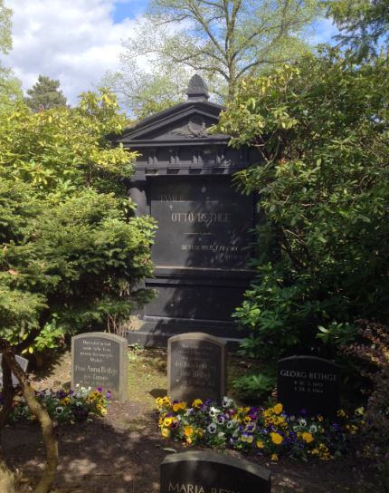 Grabstein Otto Bethge, Friedhof Zehlendorf, Onkel-Tom-Str., Berlin