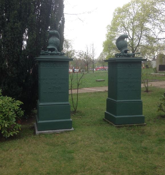 Grabstein Georg Dubislav Ludwig von Pirch von Pirch, Invalidenfriedhof Berlin, Deutschland