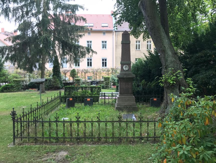 Brabstein Marie Begas, geb. Beerend, Alter Friedhof Wannsee, Berlin