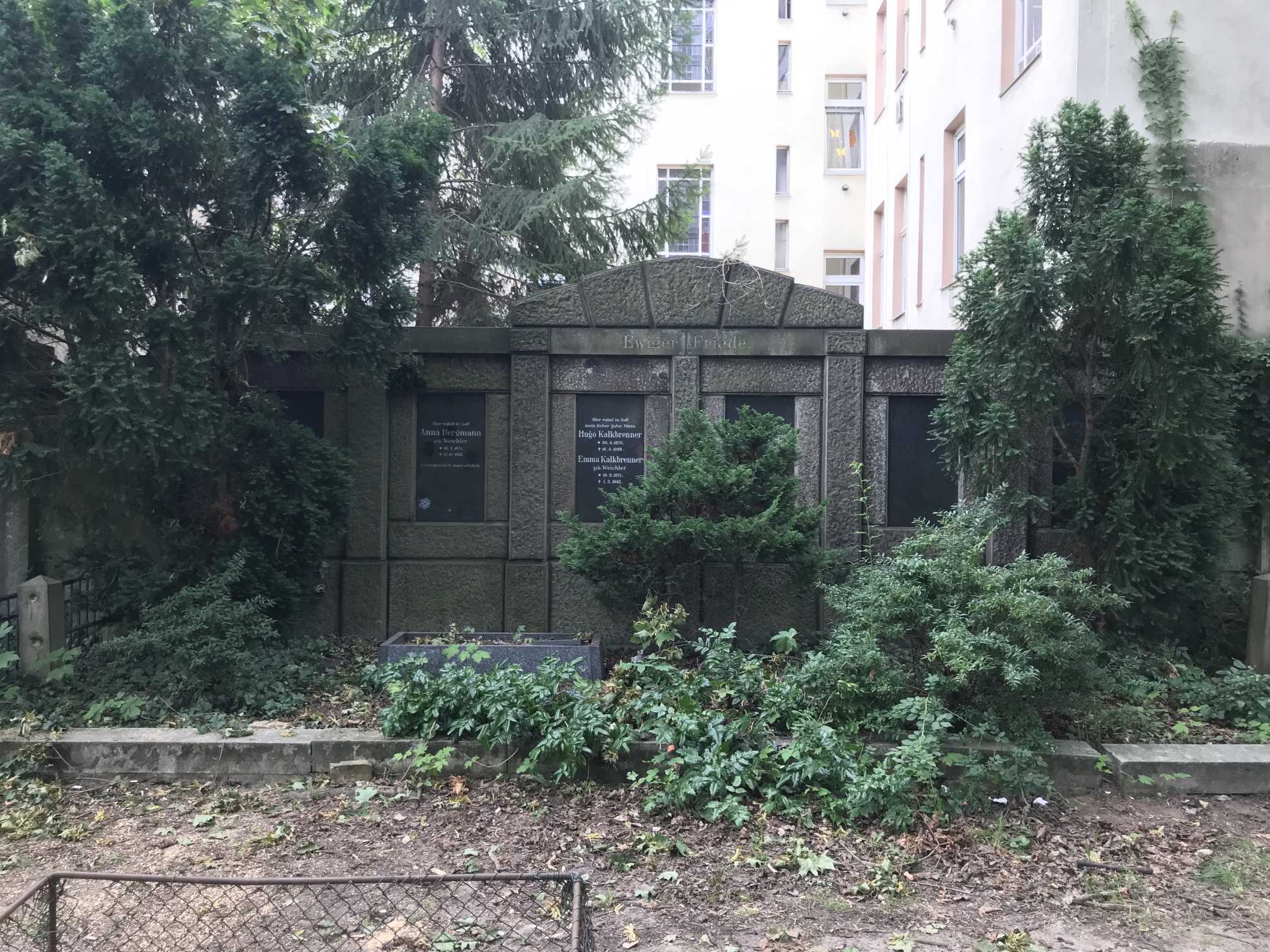 Grabstein Alexander Kadersch, Neuer St. Jacobi-Friedhof, Berlin-Neukölln, Deutschland