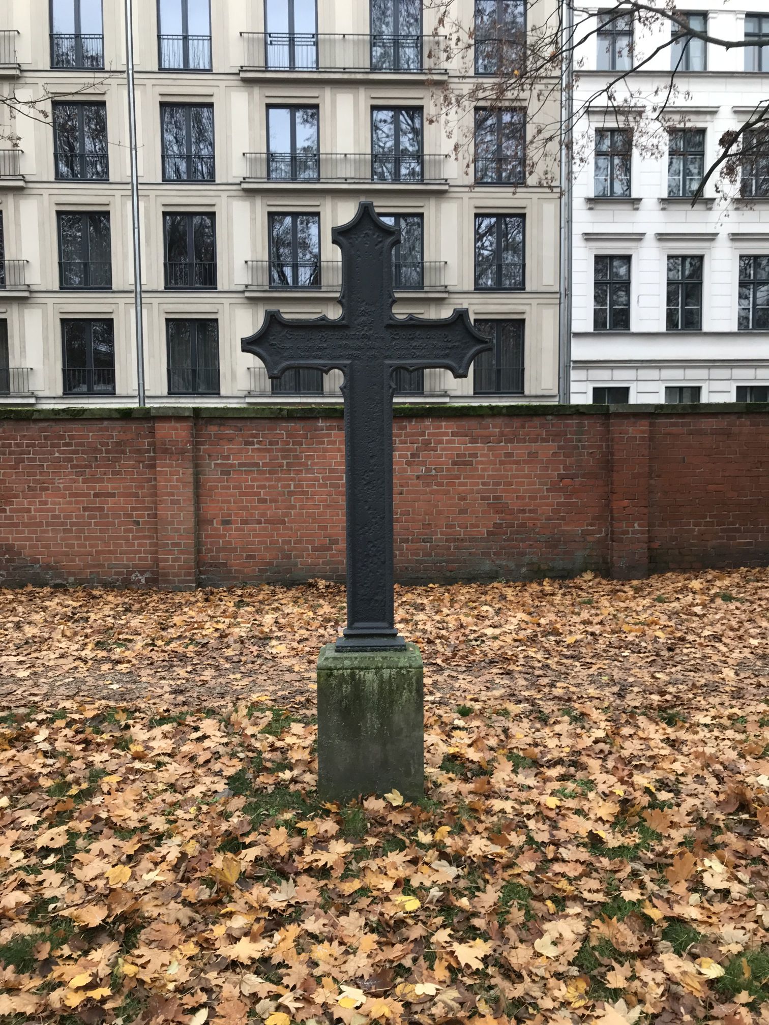 Grabstein Ernst Friedrich von Bockelberg, Alter Garnisonfriedhof Berlin