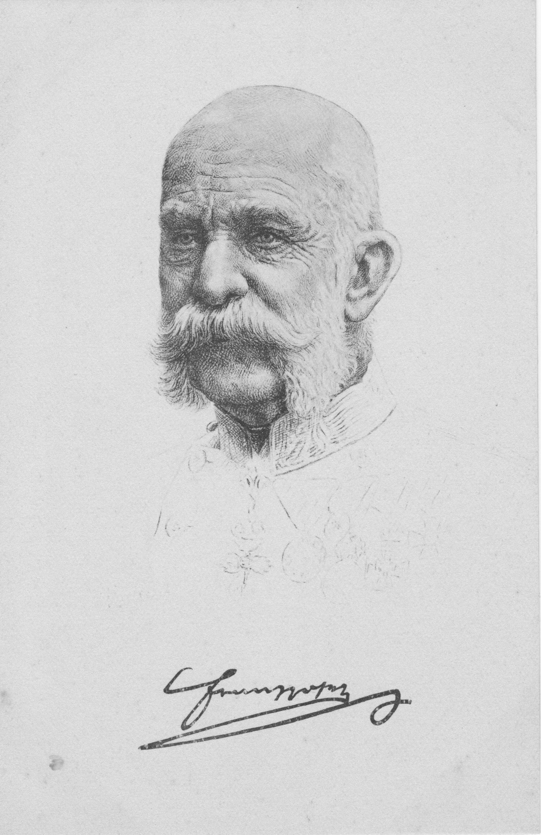 Kaiser Franz Joseph I. von Österreich aus dem Hause Habsburg-Lothringen